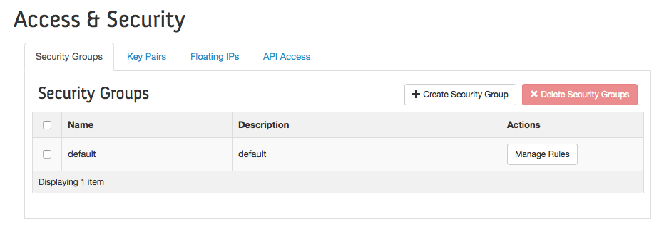 Security Group Cloudstack Openstack Security Groups | Set up access and security groups for BIG ...